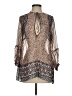 Rozae R.N. Brown 3/4 Sleeve Blouse Size XS - photo 1
