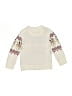 Holiday Time Hearts Ivory Pullover Sweater Size 4T - photo 2