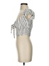 Likely 100% Viscose Silver Tube Top Size S - photo 5