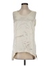 Gold Hawk Ivory Sleeveless Blouse Size S - photo 1