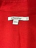 Chico's 100% Linen Red 3/4 Sleeve Button-Down Shirt Size Sm (0) - photo 7
