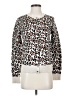A New Day 100% Cotton Animal Print Ivory Pullover Sweater Size S - photo 1