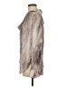 Haute Hippie 100% Silk Silver Gray Long Sleeve Silk Top Size M - photo 5