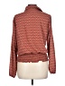 Liberty Love 100% Polyester Print Red Long Sleeve Blouse Size L - photo 2