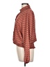 Liberty Love 100% Polyester Print Red Long Sleeve Blouse Size L - photo 5