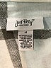 Just Polly Plaid Blue Long Sleeve Blouse Size M - photo 7