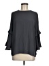 Ann Taylor LOFT 100% Polyester Gray 3/4 Sleeve Blouse Size M - photo 1