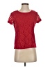 Covington 100% Polyester Red Short Sleeve Top Size S (petite) - photo 1