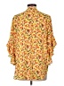 Vince Camuto 100% Polyester Yellow 3/4 Sleeve Blouse Size L - photo 2