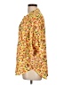 Vince Camuto 100% Polyester Yellow 3/4 Sleeve Blouse Size L - photo 5