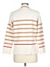 Tahari Stripes Ivory Turtleneck Sweater Size L - photo 2