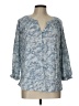 Rose + Olive Blue Pullover Sweater Size L - photo 1