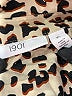 1901 100% Cotton Animal Print Brown Long Sleeve Blouse Size XL - photo 7