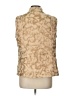 Weekends by Chico's 100% Polyester Gold Vest Size Lg (2) - photo 2