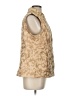 Weekends by Chico's 100% Polyester Gold Vest Size Lg (2) - photo 4