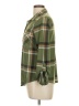 Just Be... Plaid Green 3/4 Sleeve Blouse Size L - photo 5