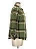 Just Be... Plaid Green 3/4 Sleeve Blouse Size L - photo 4