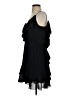 H&M 100% Polyester Black Cocktail Dress Size 4 - photo 5