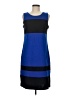 NY Collection Color Block Blue Casual Dress Size M - photo 1