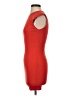 Zara Solid Red Cocktail Dress Size XS - photo 5