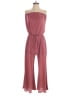 Blue Life 100% Polyester Solid Burgundy Jumpsuit Size S - photo 1