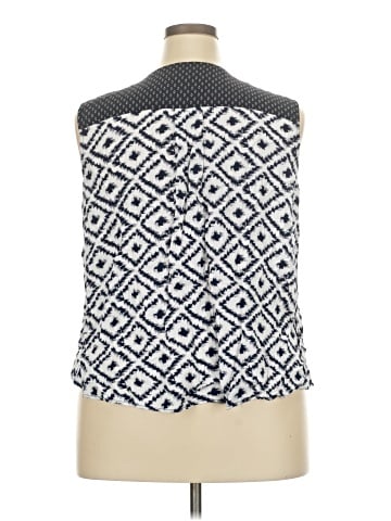 Skies Are Blue Sleeveless Blouse (view 2)