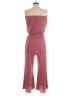 Blue Life 100% Polyester Solid Burgundy Jumpsuit Size S - photo 2