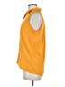 New York Laundry Orange Sleeveless Button-Down Shirt Size M - photo 5