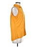 New York Laundry Orange Sleeveless Button-Down Shirt Size M - photo 4