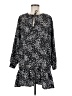 Boohoo Animal Print Black Casual Dress Size 8 - photo 1