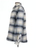 Zara Plaid Blue Fleece Size L - photo 5