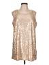 CAPSULE Gold Tan Cocktail Dress Size 12 - photo 1