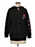 Unbranded 100% Polyester Black Zip Up Hoodie Size S - photo 1