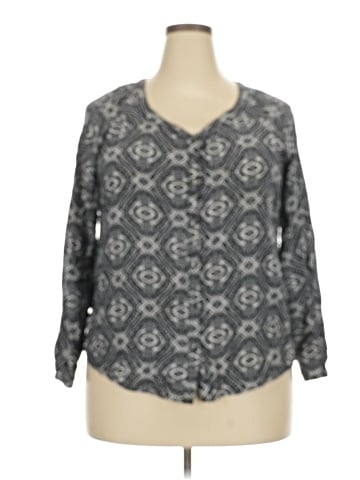 Faded Glory 3/4 Sleeve Blouse (view 1)