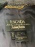 Escada 100% Newwool Houndstooth Gray Black Wool Blazer Size EU 44 / US 14 - photo 6