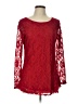 SoTeer Red Long Sleeve Blouse Size L - photo 1