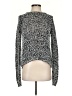 Lapis Tweed Silver Turtleneck Sweater Size S - photo 1