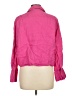 Zara Pink 3/4 Sleeve Button-Down Shirt Size L - photo 2