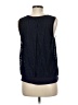 Green Envelope Blue Sleeveless Blouse Size M - photo 2