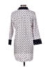 Chico's Polka Dots Silver Long Sleeve Blouse Size Sm (0.5) - photo 2