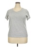 Time and Tru Solid Gray Active T-Shirt Size XXL - photo 1
