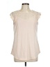 MIHOLL Ivory Sleeveless T-Shirt Size L - photo 1