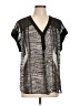 Daniel Rainn 100% Polyester Animal Print Black Sleeveless T-Shirt Size L - photo 1