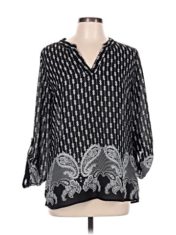 Charming Charlie 3/4 Sleeve Blouse (view 1)