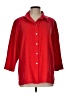 Annie Alexander Red 3/4 Sleeve Button-Down Shirt Size L - photo 1