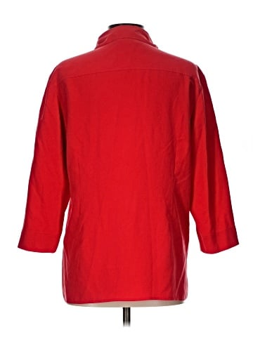 Annie Alexander 3/4 Sleeve Button-Down Shirt (view 2)