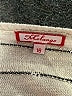 Melange 100% Cotton Polka Dots Tan Black Pullover Sweater Size 16 - photo 3