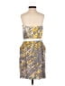 Jessica Simpson 100% Polyester Graphic Gray Cocktail Dress Size 6 - photo 2