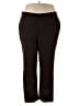 Haband! 100% Polyester Solid Black Active Pants Size XL (petite) - photo 1