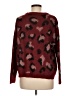 RXB 100% Acrylic Animal Print Burgundy Pullover Sweater Size M - photo 2
